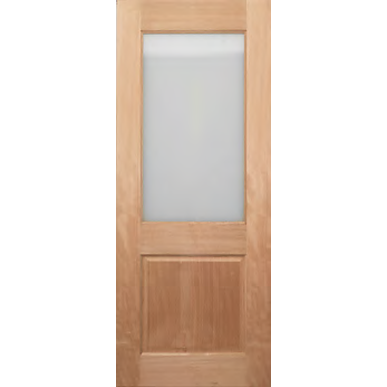 Frosted Glass wooden door