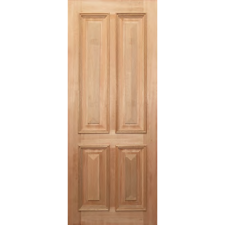 Engineered Timber Entrance Door with colonial design, moulding and cricket bat features.
