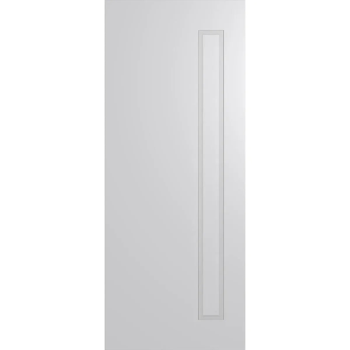 SOR1 is a semi-solid door with one panel routed design.