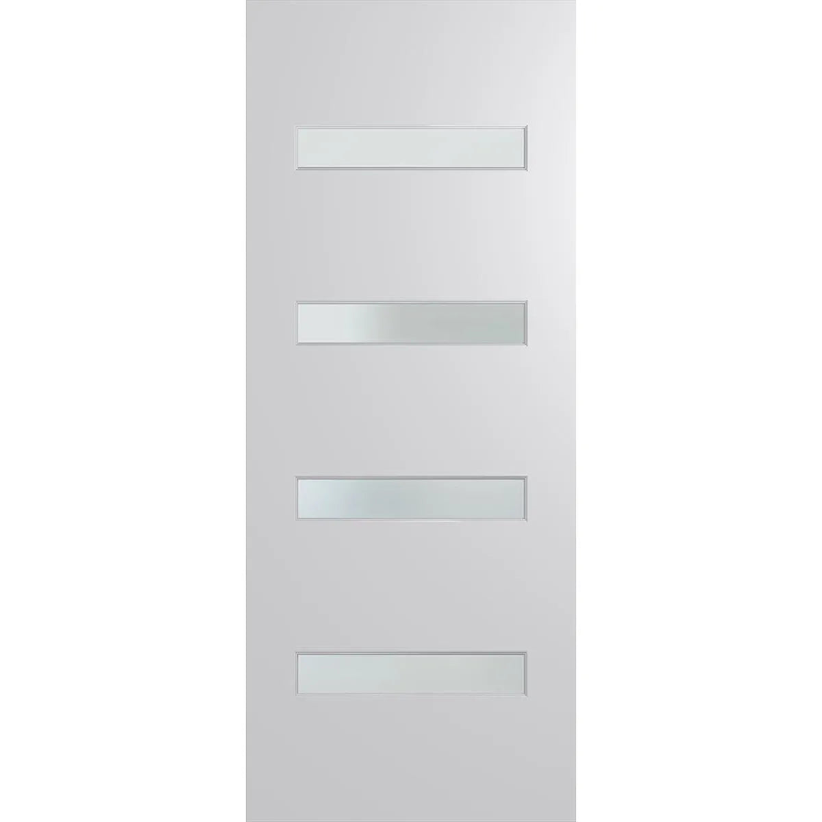 XN5 entrance door featuring contemporary frosted glass design