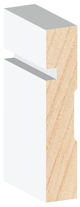 Shadow Line Profile Door architraves made with primed pine