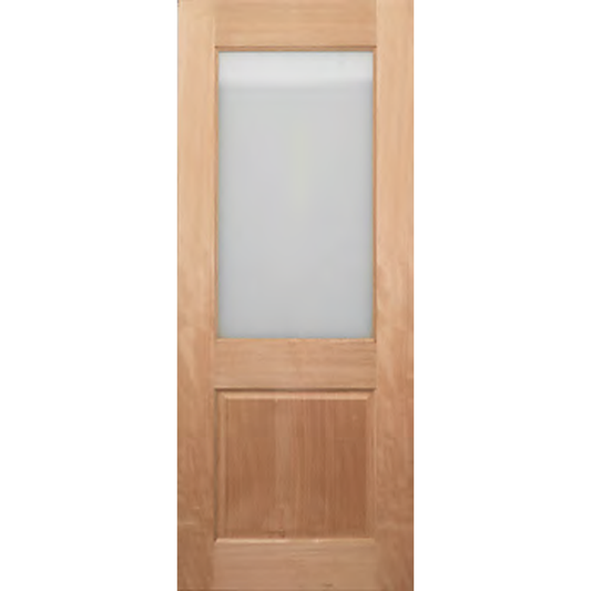 Frosted Glass wooden door