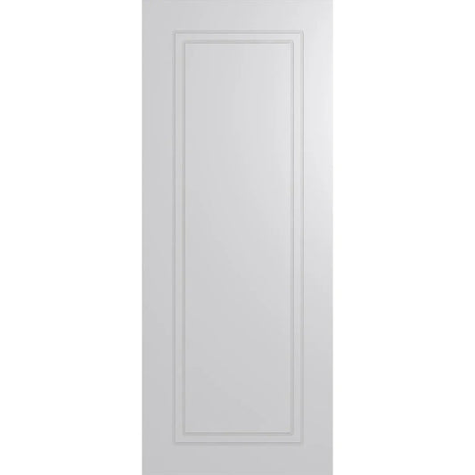 Popular internal door with 2 routed lines around entire door. 