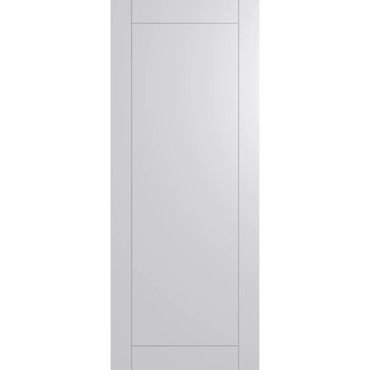 Modern Australian internal door. Hollowcore construction. Clean vertical and horizontal lines.