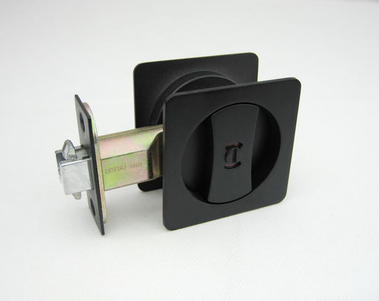 Matt Black Cavity Lock Square Privacy