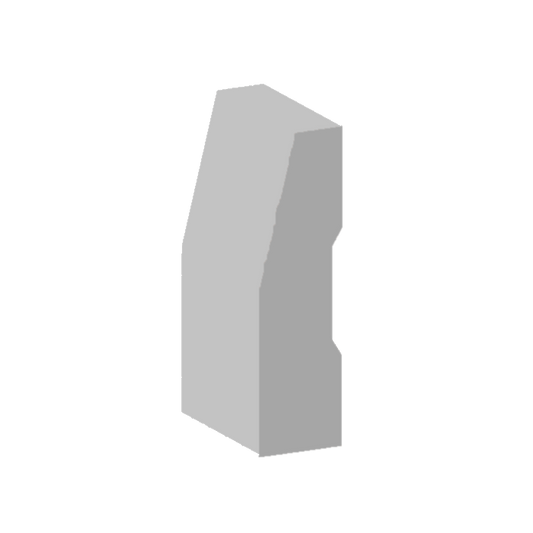 Half-splay door architrave in primed pine