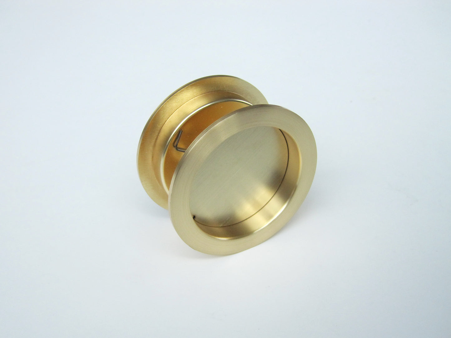 Cavity Sliding Lock Satin Brushed Gold
